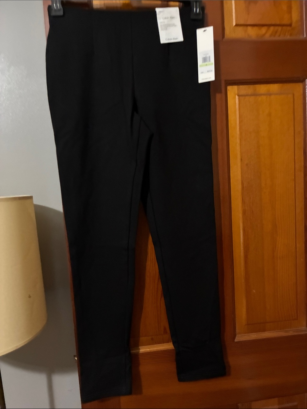 Calvin Klein Black Stretch Slim Pants